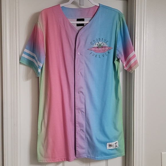 Pastel rainbow raver jersey - Picture 3 of 4